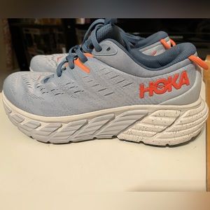 HOKA Gaviota 4 Wide Width size 8.5 Blue Fog/Plein Air